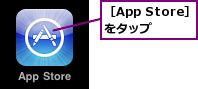 ［App Store］をタップ